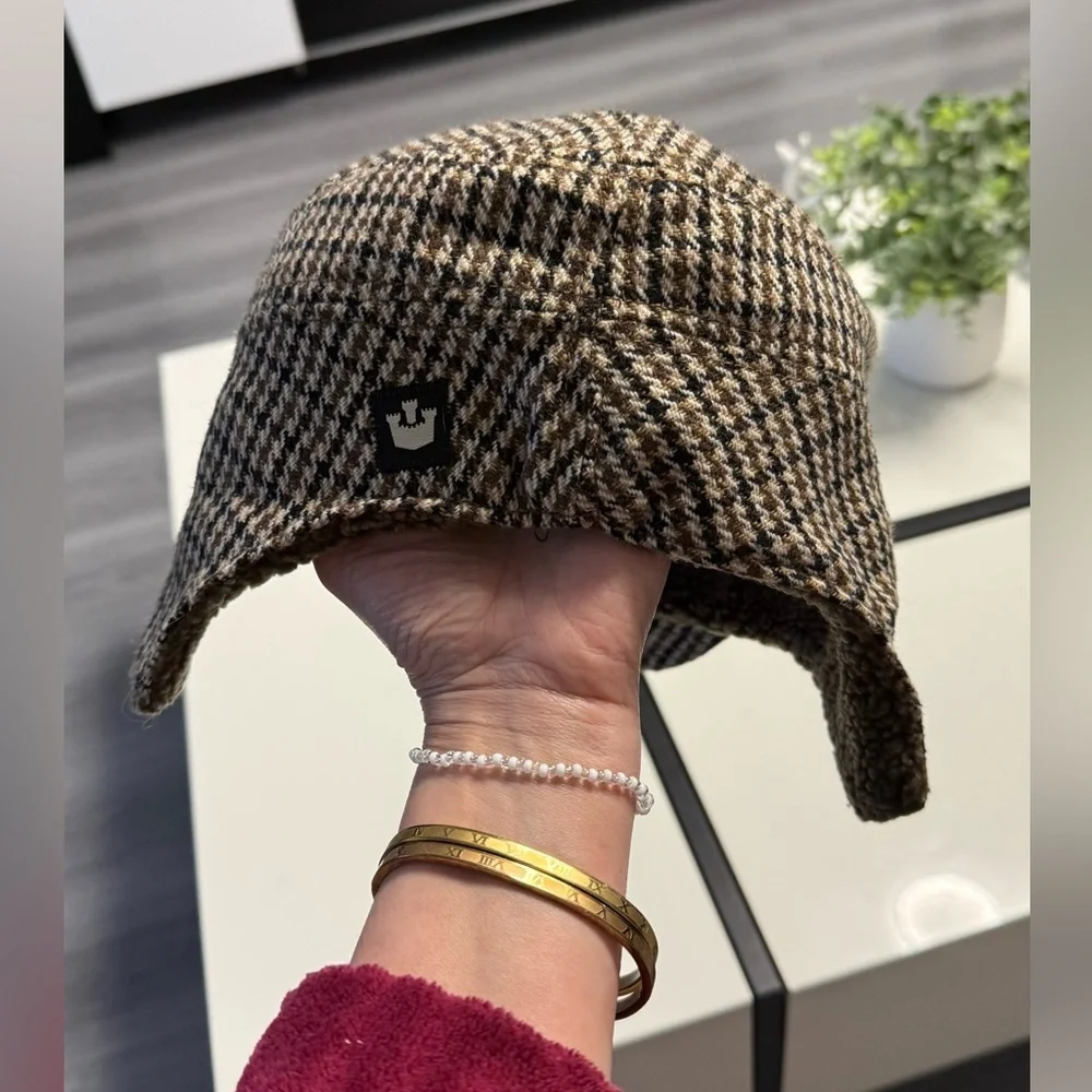 VINTAGE STYLE Goorin Bros. Trapper Hat - Plaid Wool Blend - Size M
